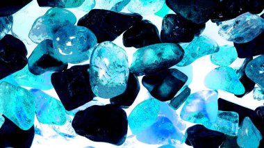 Pembe. Yeşil. Mavi. Mor. Kahverengi. Doğal Kuvars. Buz küpü biçimi arkaplanı