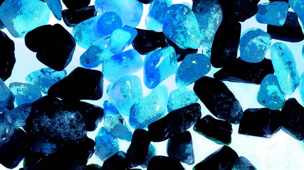 Pembe. Yeşil. Mavi. Mor. Kahverengi. Doğal Kuvars. Buz küpü biçimi arkaplanı