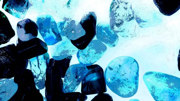 Pembe. Yeşil. Mavi. Mor. Kahverengi. Doğal Kuvars. Buz küpü biçimi arkaplanı
