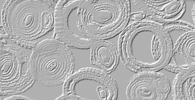 Farklı boyut ve şekillere sahip düzensiz fayanslar, 3 boyutlu grafikler için dikişsiz doku haritaları