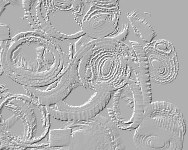 Farklı boyut ve şekillere sahip düzensiz fayanslar, 3 boyutlu grafikler için dikişsiz doku haritaları