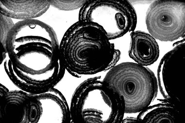 Mürekkep, soyut sanat, soyut çizgiler. Doku arka planı. düzensiz desen. Moda tasarımı. Ritmik gürültü parçacıkları. paketleme deseni