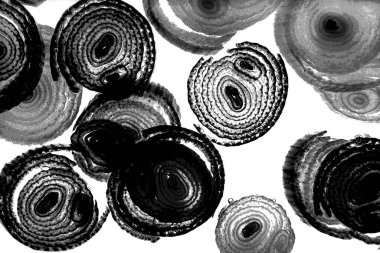 Mürekkep, soyut sanat, soyut çizgiler. Doku arka planı. düzensiz desen. Moda tasarımı. Ritmik gürültü parçacıkları. paketleme deseni