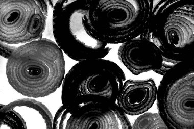 Mürekkep, soyut sanat, soyut çizgiler. Doku arka planı. düzensiz desen. Moda tasarımı. Ritmik gürültü parçacıkları. paketleme deseni