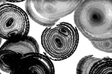 Mürekkep, soyut sanat, soyut çizgiler. Doku arka planı. düzensiz desen. Moda tasarımı. Ritmik gürültü parçacıkları. paketleme deseni