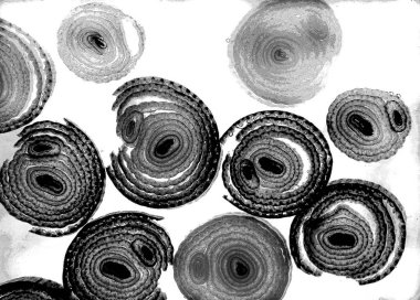 Mürekkep, soyut sanat, soyut çizgiler. Doku arka planı. düzensiz desen. Moda tasarımı. Ritmik gürültü parçacıkları. paketleme deseni