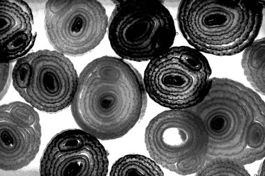 Mürekkep, soyut sanat, soyut çizgiler. Doku arka planı. düzensiz desen. Moda tasarımı. Ritmik gürültü parçacıkları. paketleme deseni