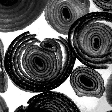 Mürekkep, soyut sanat, soyut çizgiler. Doku arka planı. düzensiz desen. Moda tasarımı. Ritmik gürültü parçacıkları. paketleme deseni