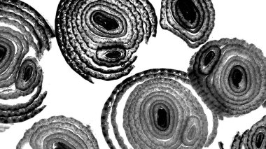 Mürekkep, soyut sanat, soyut çizgiler. Doku arka planı. düzensiz desen. Moda tasarımı. Ritmik gürültü parçacıkları. paketleme deseni