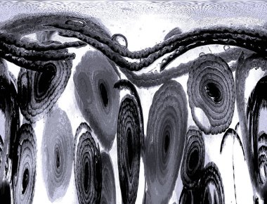 Mürekkep, soyut sanat, soyut çizgiler. Doku arka planı. düzensiz desen. Moda tasarımı. Ritmik gürültü parçacıkları. paketleme deseni