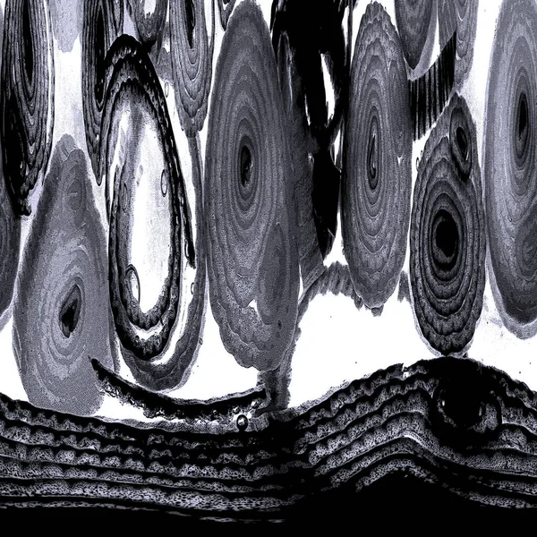 Mürekkep, soyut sanat, soyut çizgiler. Doku arka planı. düzensiz desen. Moda tasarımı. Ritmik gürültü parçacıkları. paketleme deseni