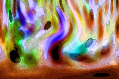 Doğal bokeh ve parlak altın ışıklar. Renkli bokeh ile vintage Magic arka planı.