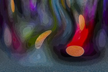 Doğal bokeh ve parlak altın ışıklar. Renkli bokeh ile vintage Magic arka planı.