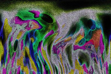 Dalgalı çizgiler. Soyut çizgiler. Doku arka planı. düzensiz desen. Şık modern. Pop sanat. Nokta etkisi. Ritmik gürültü parçacıkları. Paket için desen. Renkli vuruşlu duvar kağıdı.