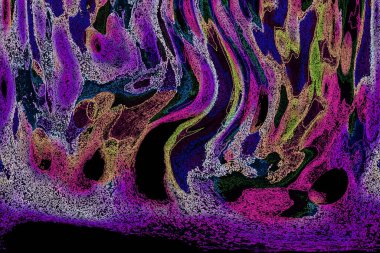 Dalgalı çizgiler. Soyut çizgiler. Doku arka planı. düzensiz desen. Şık modern. Pop sanat. Nokta etkisi. Ritmik gürültü parçacıkları. Paket için desen. Renkli vuruşlu duvar kağıdı.