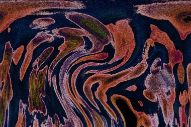 Dalgalı çizgiler. Soyut çizgiler. Doku arka planı. düzensiz desen. Şık modern. Pop sanat. Nokta etkisi. Ritmik gürültü parçacıkları. Paket için desen. Renkli vuruşlu duvar kağıdı.