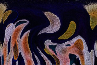 Dalgalı çizgiler. Soyut çizgiler. Doku arka planı. düzensiz desen. Şık modern. Pop sanat. Nokta etkisi. Ritmik gürültü parçacıkları. Paket için desen. Renkli vuruşlu duvar kağıdı.