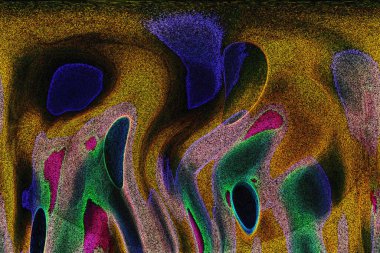 Dalgalı çizgiler. Soyut çizgiler. Doku arka planı. düzensiz desen. Şık modern. Pop sanat. Nokta etkisi. Ritmik gürültü parçacıkları. Paket için desen. Renkli vuruşlu duvar kağıdı.