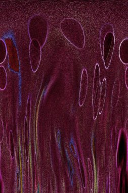 Dalgalı çizgiler. Soyut çizgiler. Doku arka planı. düzensiz desen. Şık modern. Pop sanat. Nokta etkisi. Ritmik gürültü parçacıkları. Paket için desen. Renkli vuruşlu duvar kağıdı.