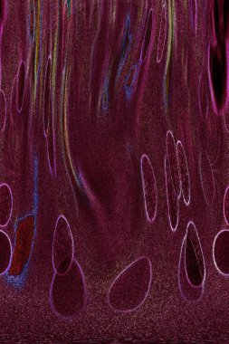 Dalgalı çizgiler. Soyut çizgiler. Doku arka planı. düzensiz desen. Şık modern. Pop sanat. Nokta etkisi. Ritmik gürültü parçacıkları. Paket için desen. Renkli vuruşlu duvar kağıdı.