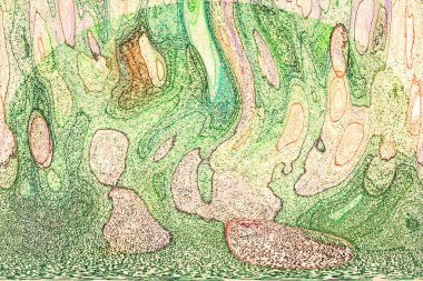 Dalgalı çizgiler. Soyut çizgiler. Doku arka planı. düzensiz desen. Şık modern. Pop sanat. Nokta etkisi. Ritmik gürültü parçacıkları. Paket için desen. Renkli vuruşlu duvar kağıdı.