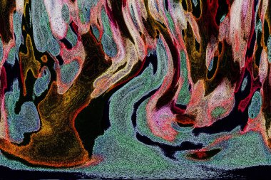 Dalgalı çizgiler. Soyut çizgiler. Doku arka planı. düzensiz desen. Şık modern. Pop sanat. Nokta etkisi. Ritmik gürültü parçacıkları. Paket için desen. Renkli vuruşlu duvar kağıdı.