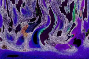 Dalgalı çizgiler. Soyut çizgiler. Doku arka planı. düzensiz desen. Şık modern. Pop sanat. Nokta etkisi. Ritmik gürültü parçacıkları. Paket için desen. Renkli vuruşlu duvar kağıdı.