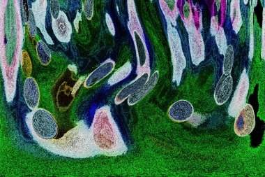 Dalgalı çizgiler. Soyut çizgiler. Doku arka planı. düzensiz desen. Şık modern. Pop sanat. Nokta etkisi. Ritmik gürültü parçacıkları. Paket için desen. Renkli vuruşlu duvar kağıdı.