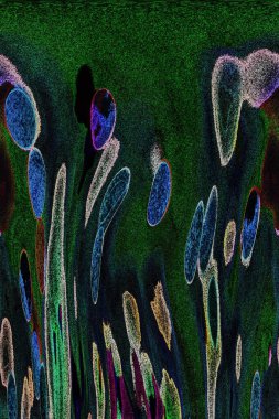 Dalgalı çizgiler. Soyut çizgiler. Doku arka planı. düzensiz desen. Şık modern. Pop sanat. Nokta etkisi. Ritmik gürültü parçacıkları. Paket için desen. Renkli vuruşlu duvar kağıdı.