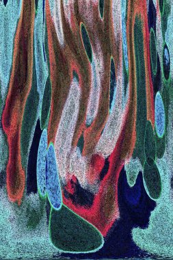 Dalgalı çizgiler. Soyut çizgiler. Doku arka planı. düzensiz desen. Şık modern. Pop sanat. Nokta etkisi. Ritmik gürültü parçacıkları. Paket için desen. Renkli vuruşlu duvar kağıdı.