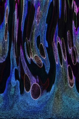 Dalgalı çizgiler. Soyut çizgiler. Doku arka planı. düzensiz desen. Şık modern. Pop sanat. Nokta etkisi. Ritmik gürültü parçacıkları. Paket için desen. Renkli vuruşlu duvar kağıdı.