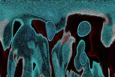 Dalgalı çizgiler. Soyut çizgiler. Doku arka planı. düzensiz desen. Şık modern. Pop sanat. Nokta etkisi. Ritmik gürültü parçacıkları. Paket için desen. Renkli vuruşlu duvar kağıdı.