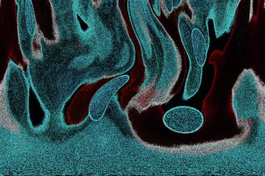 Dalgalı çizgiler. Soyut çizgiler. Doku arka planı. düzensiz desen. Şık modern. Pop sanat. Nokta etkisi. Ritmik gürültü parçacıkları. Paket için desen. Renkli vuruşlu duvar kağıdı.