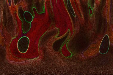 Dalgalı çizgiler. Soyut çizgiler. Doku arka planı. düzensiz desen. Şık modern. Pop sanat. Nokta etkisi. Ritmik gürültü parçacıkları. Paket için desen. Renkli vuruşlu duvar kağıdı.