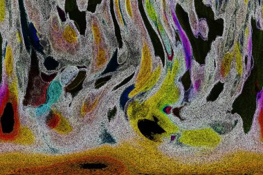 Dalgalı çizgiler. Soyut çizgiler. Doku arka planı. düzensiz desen. Şık modern. Pop sanat. Nokta etkisi. Ritmik gürültü parçacıkları. Paket için desen. Renkli vuruşlu duvar kağıdı.