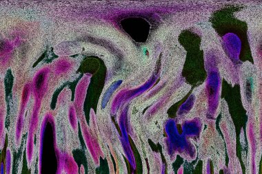 Dalgalı çizgiler. Soyut çizgiler. Doku arka planı. düzensiz desen. Şık modern. Pop sanat. Nokta etkisi. Ritmik gürültü parçacıkları. Paket için desen. Renkli vuruşlu duvar kağıdı.