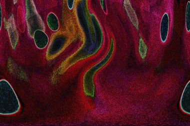 Dalgalı çizgiler. Soyut çizgiler. Doku arka planı. düzensiz desen. Şık modern. Pop sanat. Nokta etkisi. Ritmik gürültü parçacıkları. Paket için desen. Renkli vuruşlu duvar kağıdı.