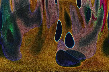 Dalgalı çizgiler. Soyut çizgiler. Doku arka planı. düzensiz desen. Şık modern. Pop sanat. Nokta etkisi. Ritmik gürültü parçacıkları. Paket için desen. Renkli vuruşlu duvar kağıdı.