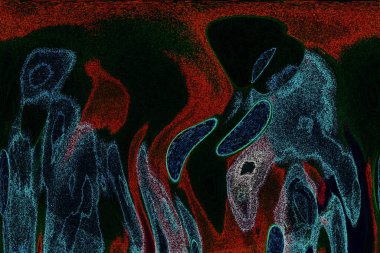 Dalgalı çizgiler. Soyut çizgiler. Doku arka planı. düzensiz desen. Şık modern. Pop sanat. Nokta etkisi. Ritmik gürültü parçacıkları. Paket için desen. Renkli vuruşlu duvar kağıdı.