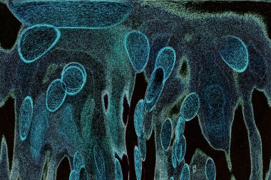 Dalgalı çizgiler. Soyut çizgiler. Doku arka planı. düzensiz desen. Şık modern. Pop sanat. Nokta etkisi. Ritmik gürültü parçacıkları. Paket için desen. Renkli vuruşlu duvar kağıdı.