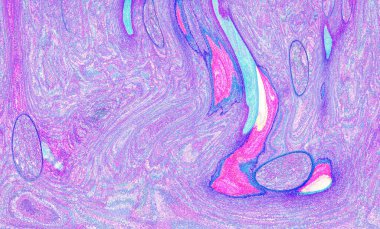 Dalgalı çizgiler. Soyut çizgiler. Doku arka planı. düzensiz desen. Şık modern. Pop sanat. Nokta etkisi. Ritmik gürültü parçacıkları. Paket için desen. Renkli vuruşlu duvar kağıdı.