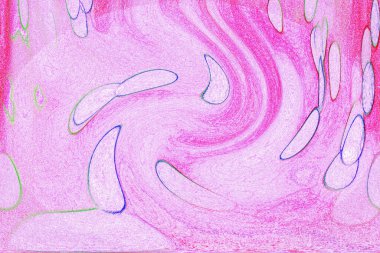 Dalgalı çizgiler. Soyut çizgiler. Doku arka planı. düzensiz desen. Şık modern. Pop sanat. Nokta etkisi. Ritmik gürültü parçacıkları. Paket için desen. Renkli vuruşlu duvar kağıdı.