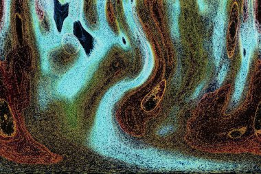 Dalgalı çizgiler. Soyut çizgiler. Doku arka planı. düzensiz desen. Şık modern. Pop sanat. Nokta etkisi. Ritmik gürültü parçacıkları. Paket için desen. Renkli vuruşlu duvar kağıdı.