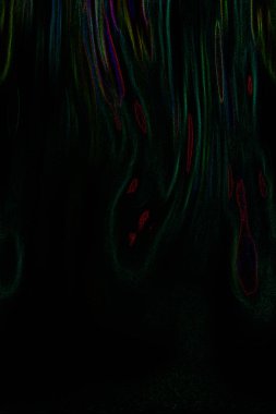 Dalgalı çizgiler. Soyut çizgiler. Doku arka planı. düzensiz desen. Şık modern. Pop sanat. Nokta etkisi. Ritmik gürültü parçacıkları. Paket için desen. Renkli vuruşlu duvar kağıdı.