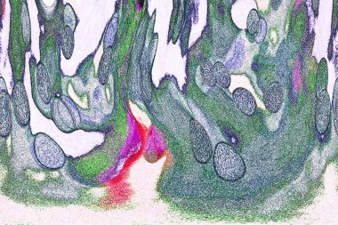 Dalgalı çizgiler. Soyut çizgiler. Doku arka planı. düzensiz desen. Şık modern. Pop sanat. Nokta etkisi. Ritmik gürültü parçacıkları. Paket için desen. Renkli vuruşlu duvar kağıdı.