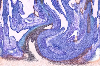 Dalgalı çizgiler. Soyut çizgiler. Doku arka planı. düzensiz desen. Şık modern. Pop sanat. Nokta etkisi. Ritmik gürültü parçacıkları. Paket için desen. Renkli vuruşlu duvar kağıdı.