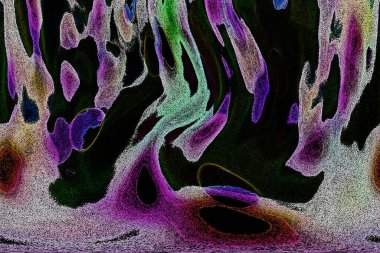 Dalgalı çizgiler. Soyut çizgiler. Doku arka planı. düzensiz desen. Şık modern. Pop sanat. Nokta etkisi. Ritmik gürültü parçacıkları. Paket için desen. Renkli vuruşlu duvar kağıdı.