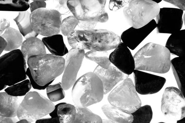 Tasarım için doğal kuvars değerli taş desen dokusu arka planı.