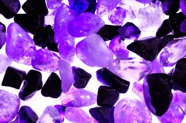 Tasarım için doğal kuvars değerli taş desen dokusu arka planı.