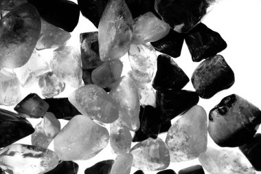 Tasarım için doğal kuvars değerli taş desen dokusu arka planı.